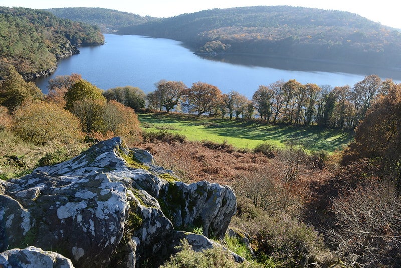 lacguerledan Le lac de Guerledan