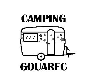 Logo du camping tout noir