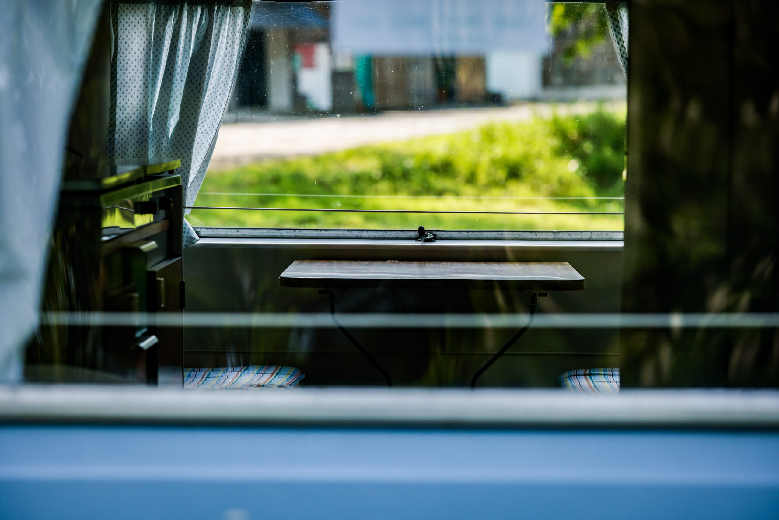 L'interieur de la caravane Annie